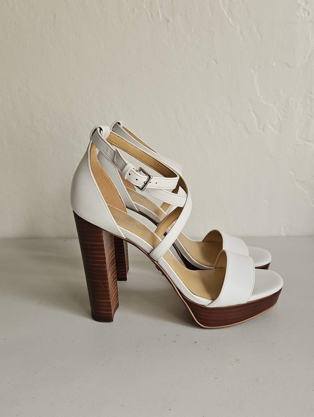 MICHAEL Michael Kors Charlize Strappy Platform Sandal - New - Picture 5 of 7